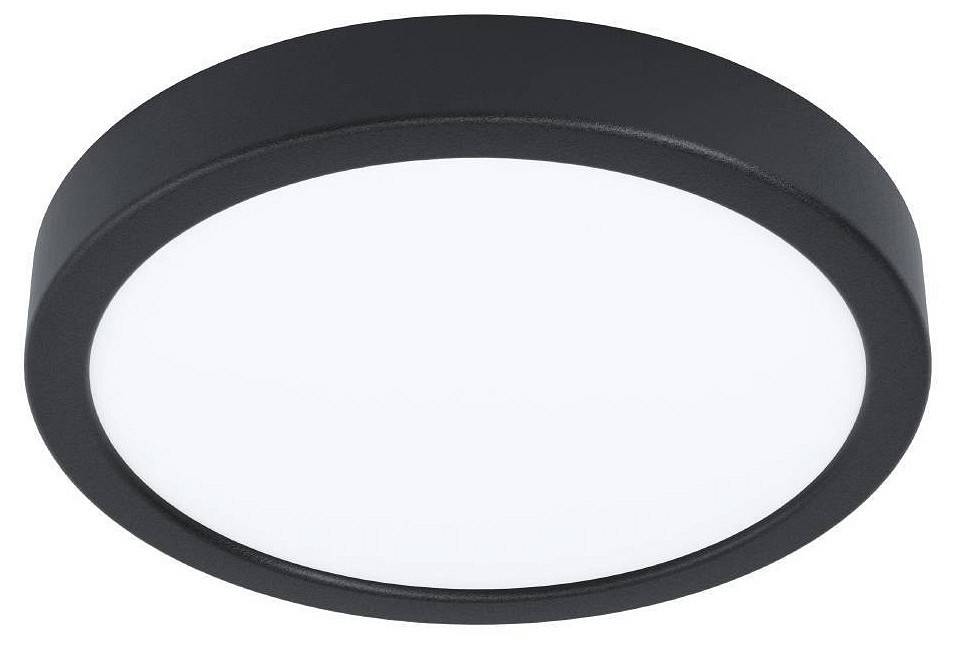 Светильник накладной Eglo Fueva 5 круглый Ø 210 мм 17 Вт с датчиком движения черный 901013