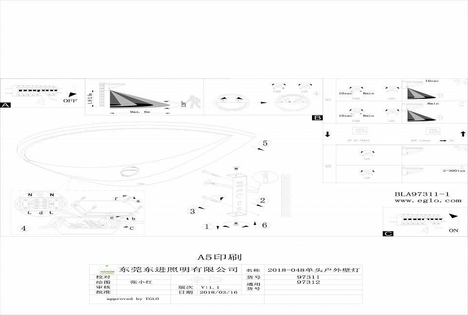 Накладной светильник Eglo Belcreda 97312