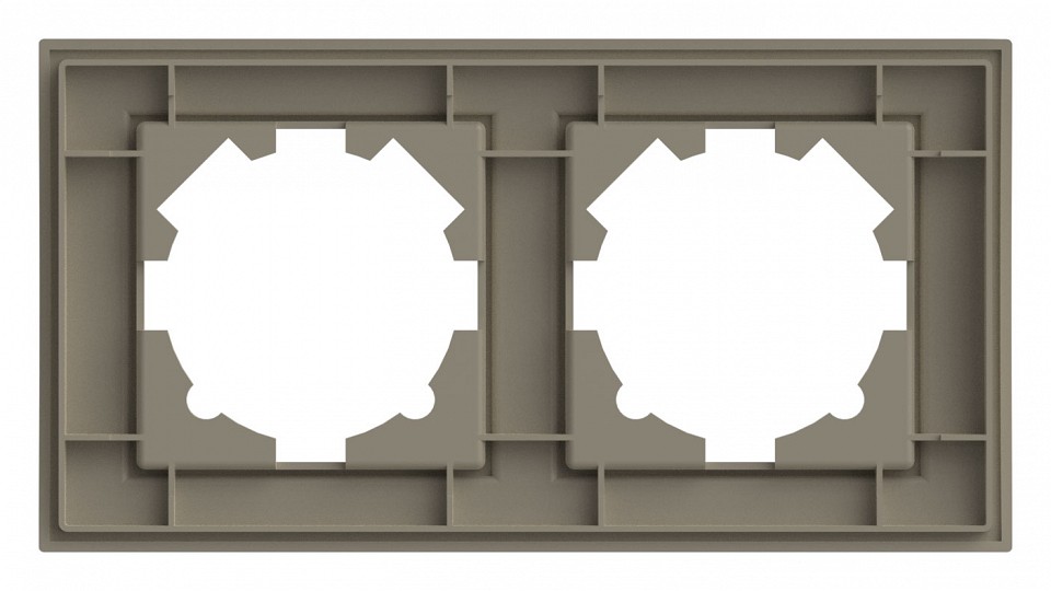 Рамка на 2 поста Elbi Eleсtriс Zena 500-010300-226