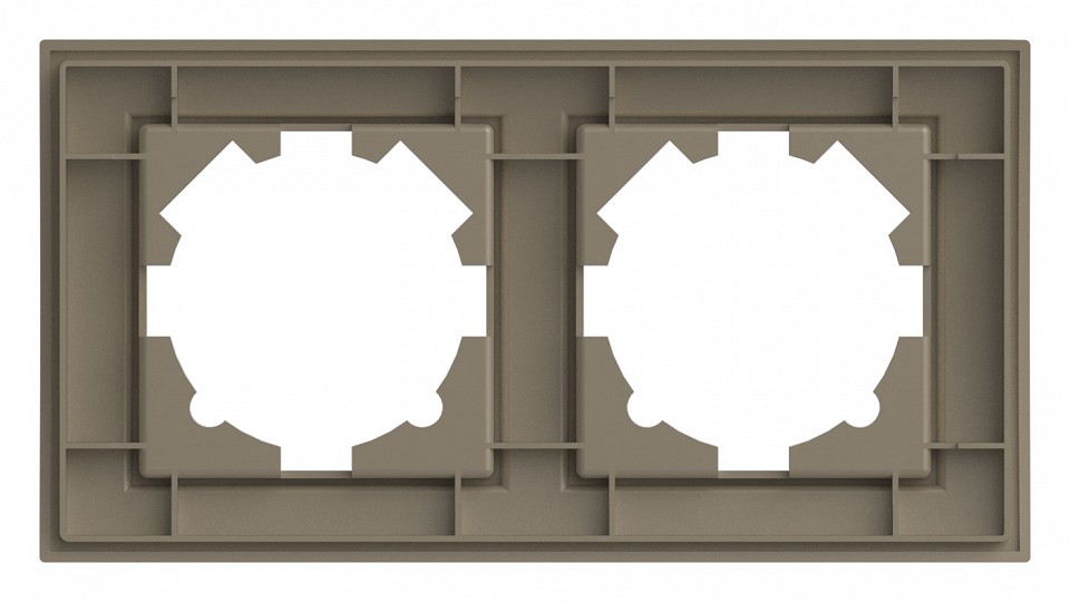 Рамка на 2 поста Elbi Eleсtriс Zena 500-012500-226
