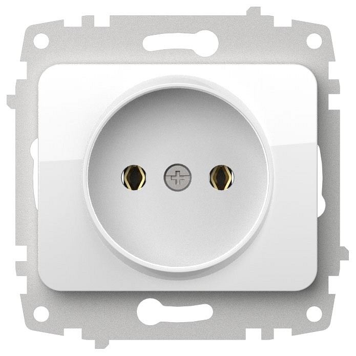 Розетка без заземления, без рамки Elbi Eleсtriс Jazz 607-010200-215