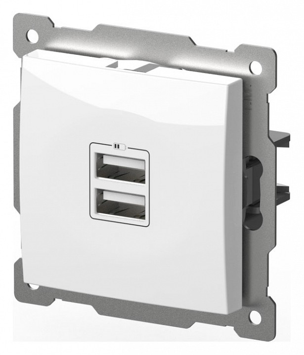 Розетка 2хUSB type A без рамки Elbi Eleсtriс Zena Vega 609-015600-143