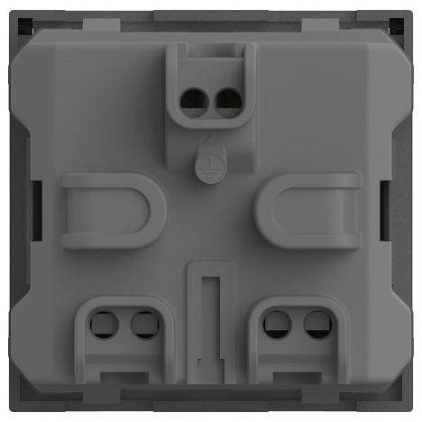 Розетка с заземлением и крышкой Elbi Moda Vox 611-041032-218