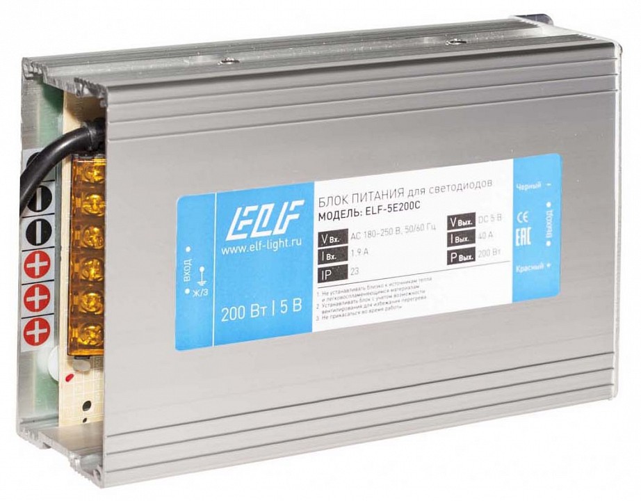Блок питания ELFLED  ELF-5E200C