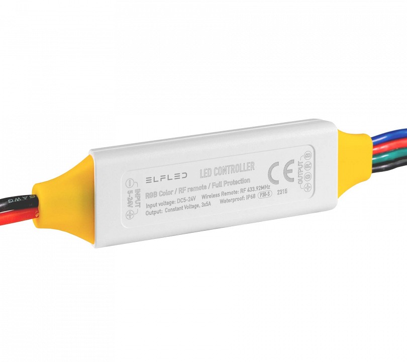 Контроллер-регулятор цвета RGB ELFLED  ELFLED-RGBcontrP30