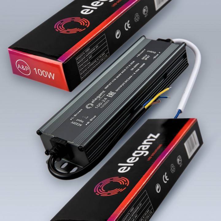 Блок питания с проводом Eleganz  EL-0800