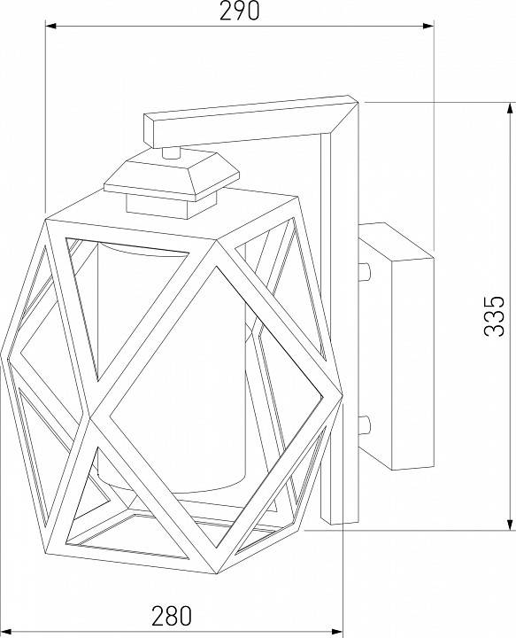 Светильник на штанге Elektrostandard Ambra a056232