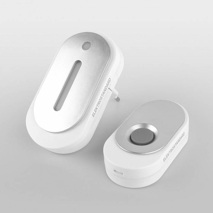 Звонок беспроводной Elektrostandard DBQ28 белый/серебро a056382