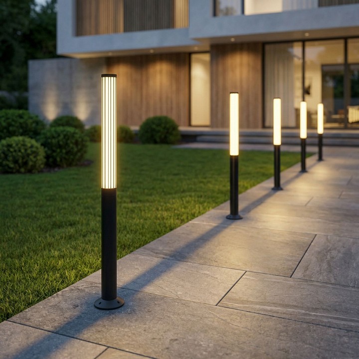 Наземный высокий светильник Elektrostandard Peak 35196/F