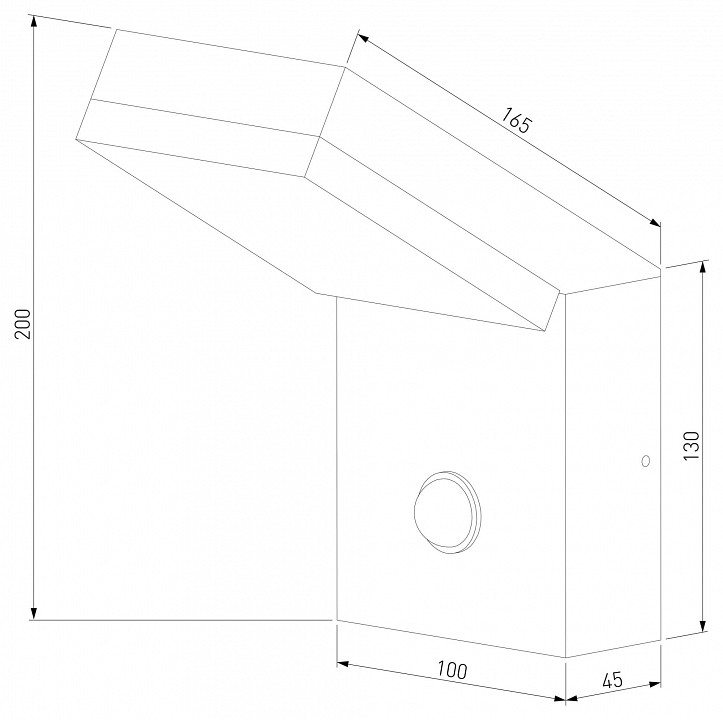 Накладной светильник Elektrostandard Sensor 1541 TECHNO LED