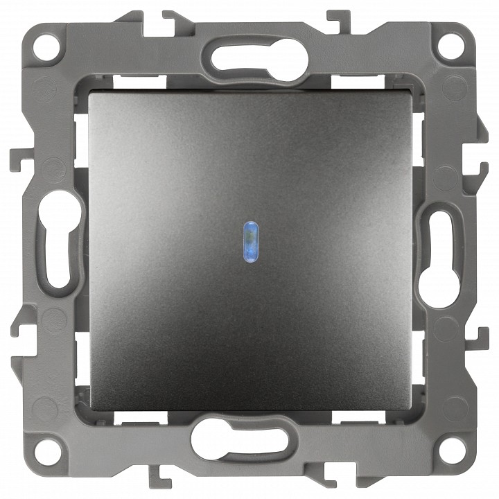 Выключатель одноклавишный с подсветкой без рамки Эра Эра 12 12-1102-12