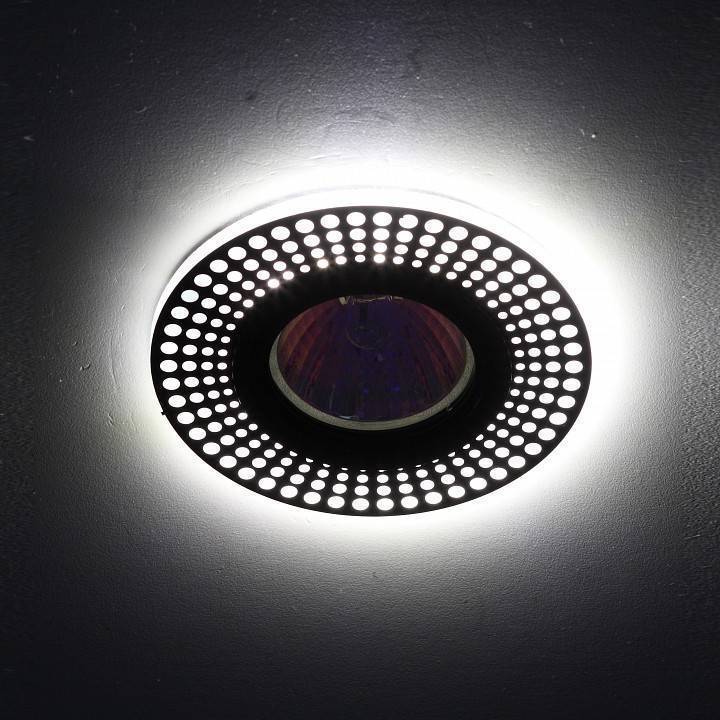 Встраиваемый светильник ЭРА DK LD41 WH/BK