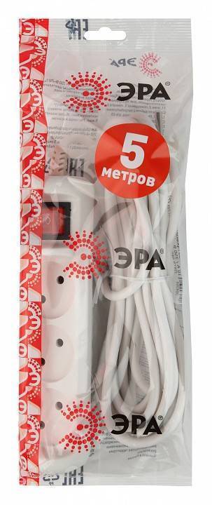 Сетевой фильтр Эра U-3s-5m-2x1 Б0044051