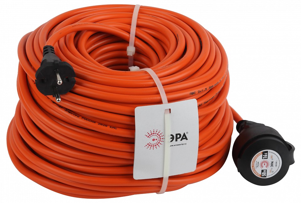 Удлинитель Эра  UPx-1-2x1.5-50m