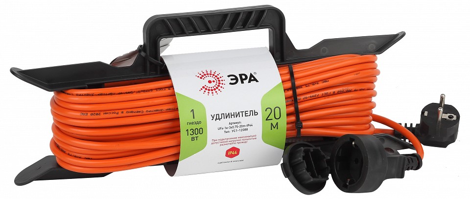 Удлинитель Эра  UFx-1e-3x0.75-20m