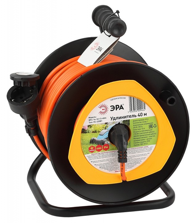 Удлинитель Эра  RPx-1e-3x1.5-40m