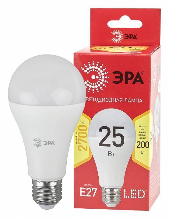 Лампа светодиодная ЭРА ЭКО E27 25 Вт 2700 К Б0048009