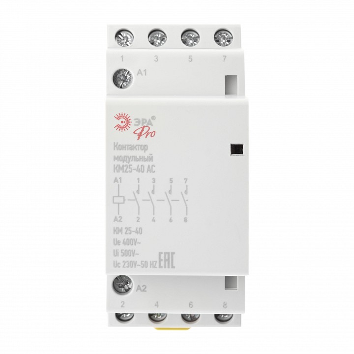 Контактор модульный Эра КМ NO-902-298