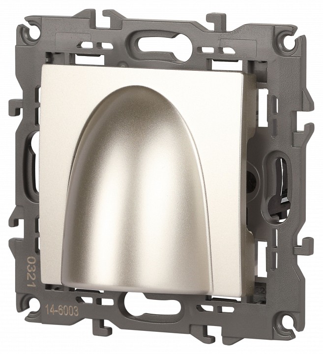 Розетка для вывод кабеля без рамки Эра Эра Elegance 14-6003-04