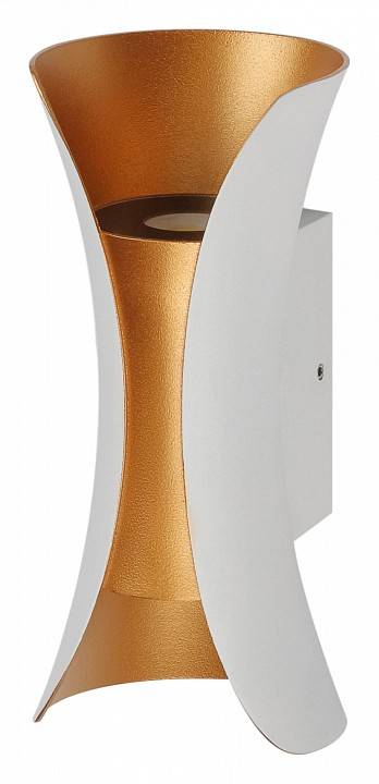 Светильник накладной ЭРА WL42 белый с золотом Б0054421