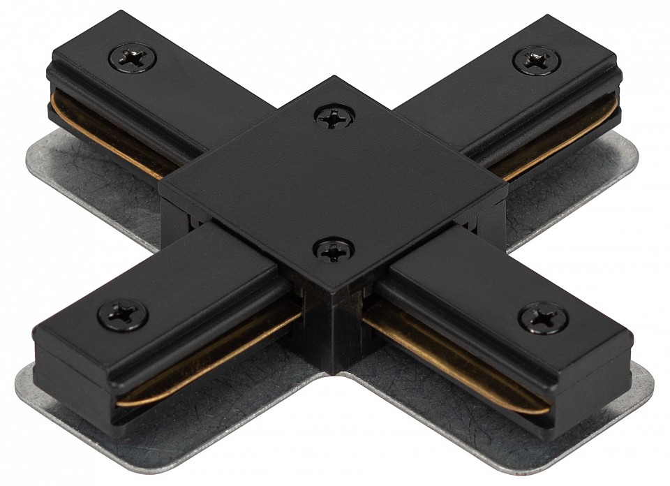 Токопровод X-образный центральный Эра  TR-1PA-СX-BK