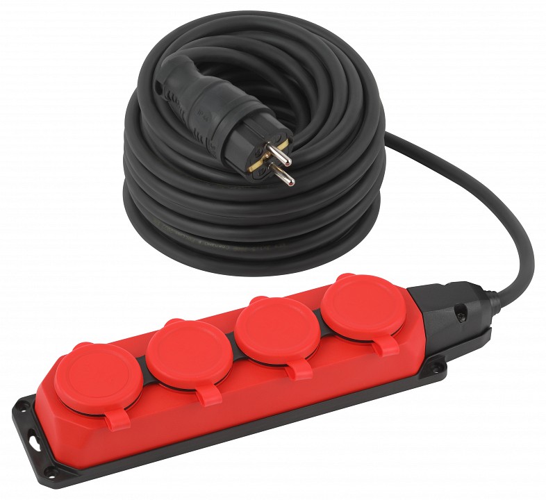 Удлинитель Эра  UK-4e-3x1,5-20m-IP44(KG)