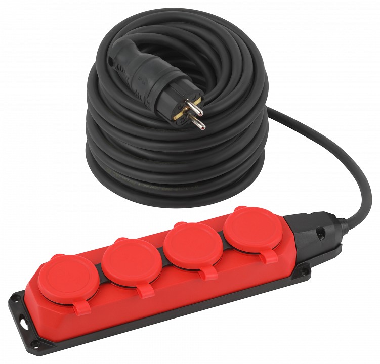 Удлинитель Эра  UK-4e-3x1,5-30m-IP44(KG)