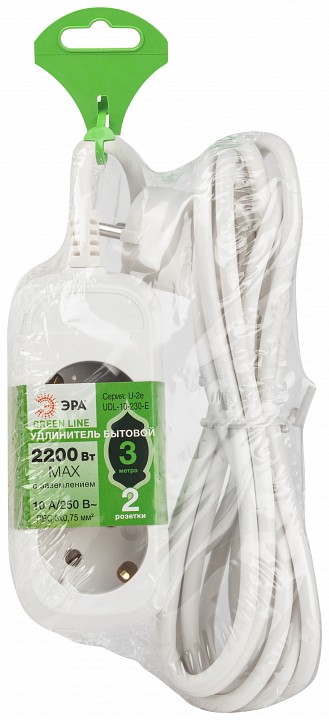 Удлинитель Эра  UDL-10-230-E