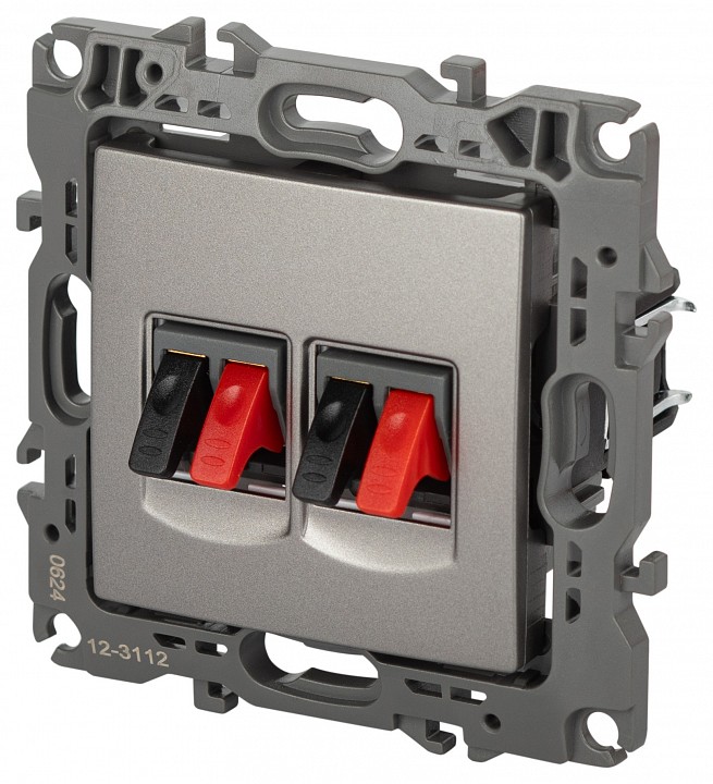 Розетка акустическая без рамки Эра Эра 12 12-3112-16