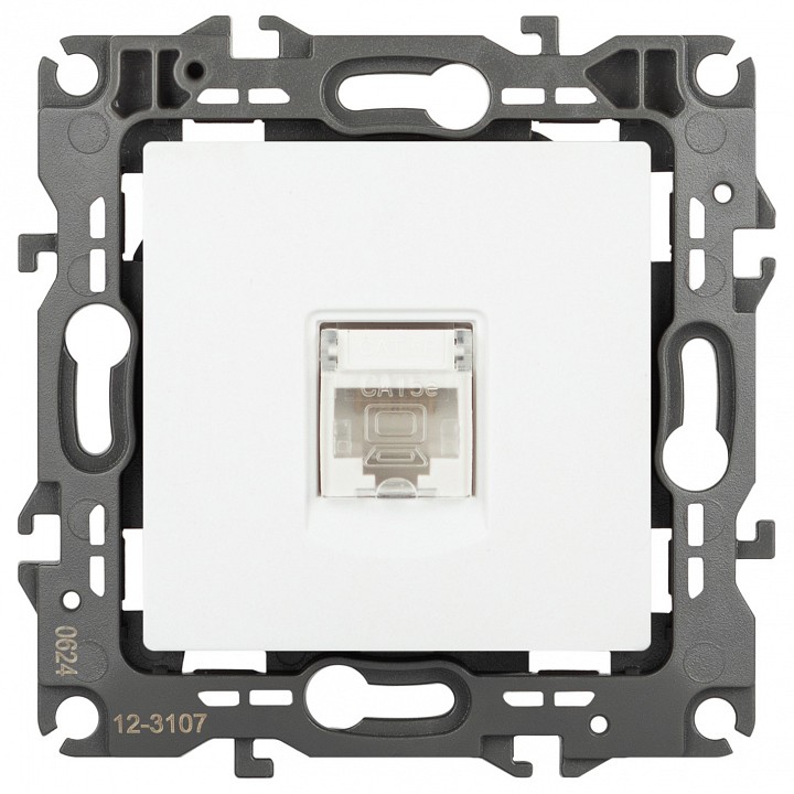 Розетка Ethernet RJ-45 без рамки Эра Эра 12 12-3107-01М