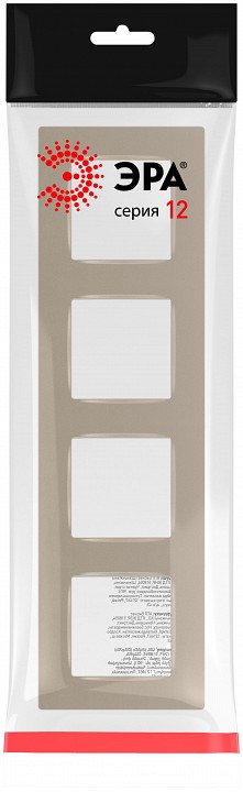 Рамка на 4 поста Эра Эра 12 12-5204-04