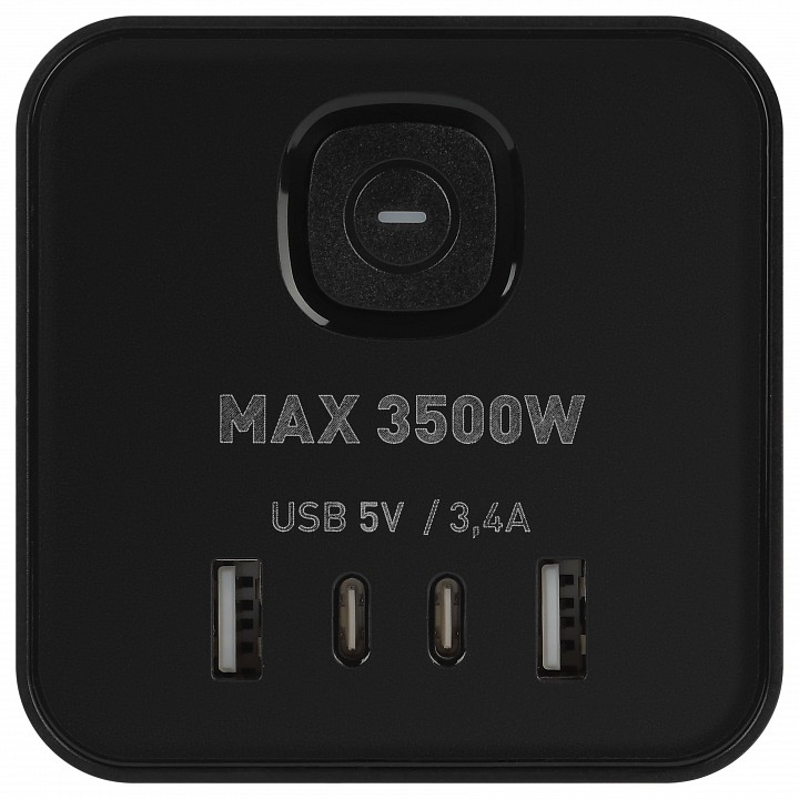 Сетевой фильтр Эра  TWR-8es-1,5m-4USB-B