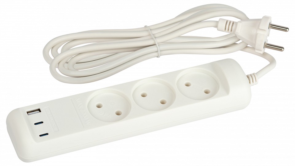 Удлинитель Эра  U-3-3m-USB-W