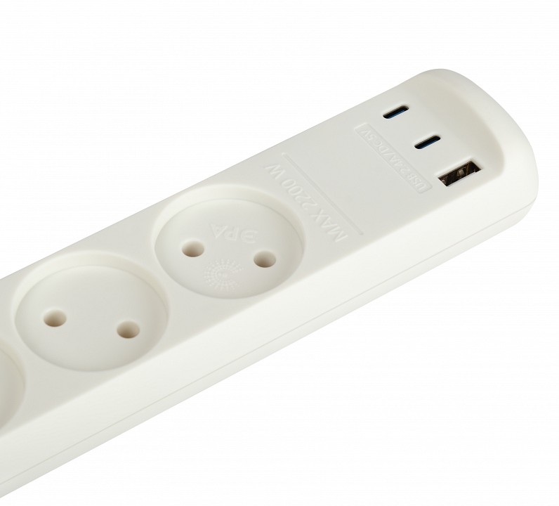 Удлинитель Эра  U-3-3m-USB-W