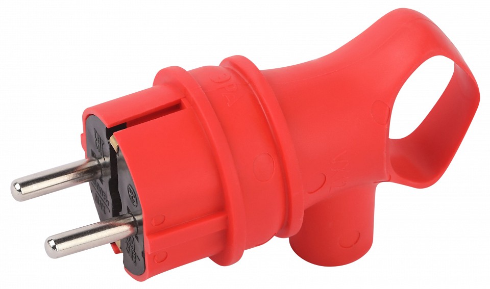 Вилка угловая с заземлением ЭРА VX12-R-IP44 IP44 VX12-R-IP44