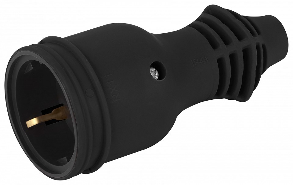 Розетка с заземлением Эра  RX11-B-IP44