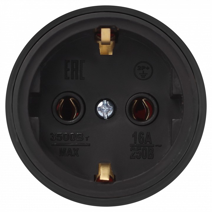 Розетка с заземлением Эра  RX11-B-IP44