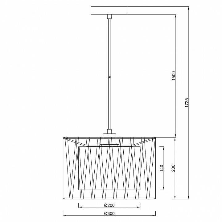 Подвесной светильник Escada Zambeze 10181/1S