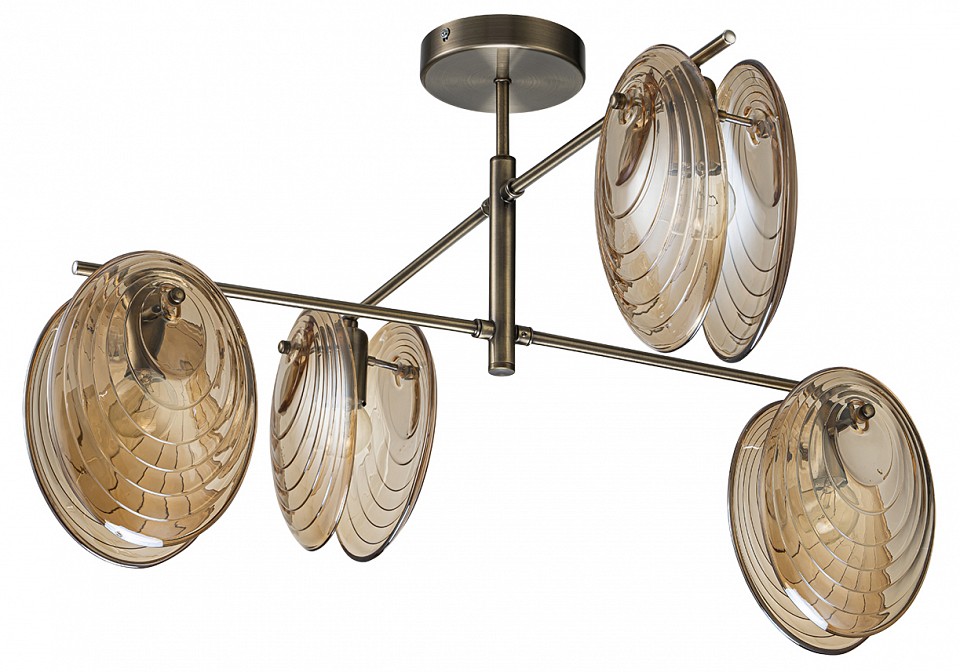 Люстра на штанге Escada  2123/4P Brass