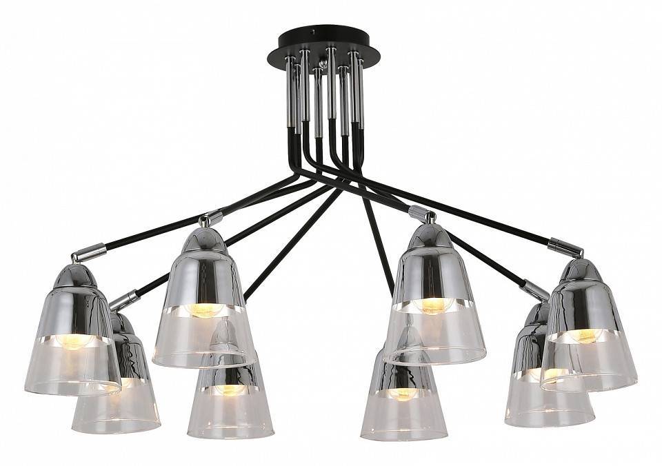 Люстра на штанге EVOLUCE Lirino 8 ламп SLE102902-08