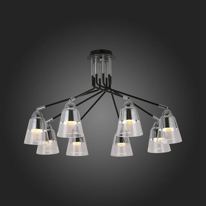 Люстра на штанге EVOLUCE Lirino 8 ламп SLE102902-08