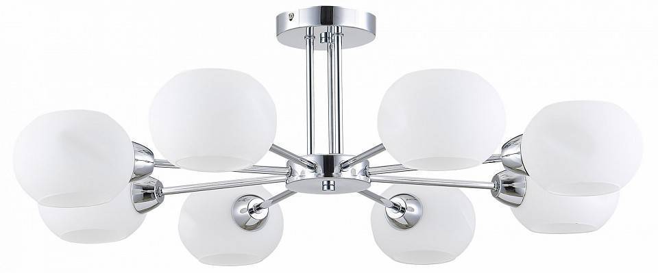 Люстра на штанге EVOLUCE Lanta 8 ламп SLE104302-08