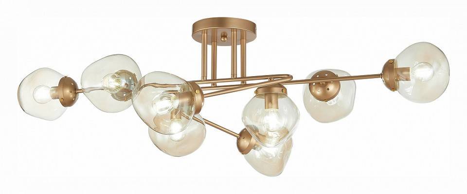 Люстра на штанге EVOLUCE More 8 ламп E14 SLE155702-08