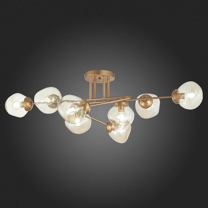 Люстра на штанге EVOLUCE More 8 ламп E14 SLE155702-08