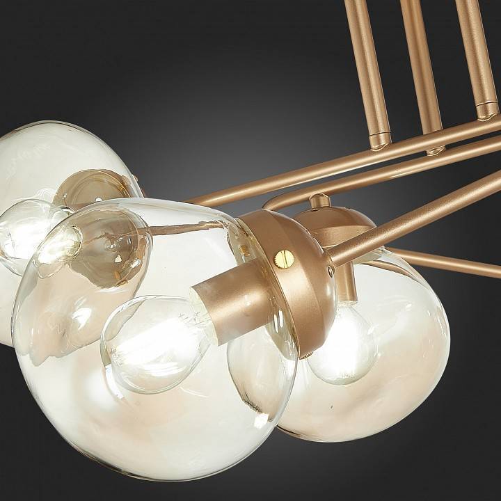 Люстра на штанге EVOLUCE More 8 ламп E14 SLE155702-08