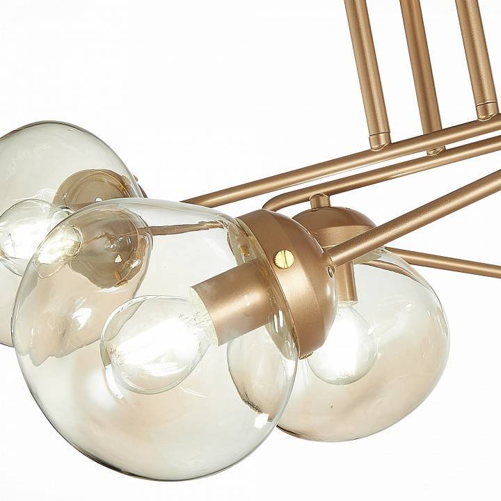 Люстра на штанге EVOLUCE More 8 ламп E14 SLE155702-08