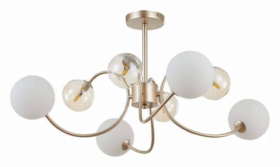 Люстра на штанге EVOLUCE Formae 8 ламп SLE220922-08