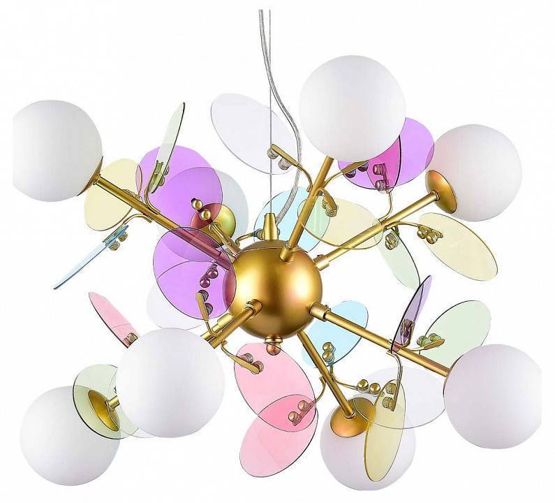 Подвесная люстра EVOLUCE Vola 8 ламп SLE2502-203-08