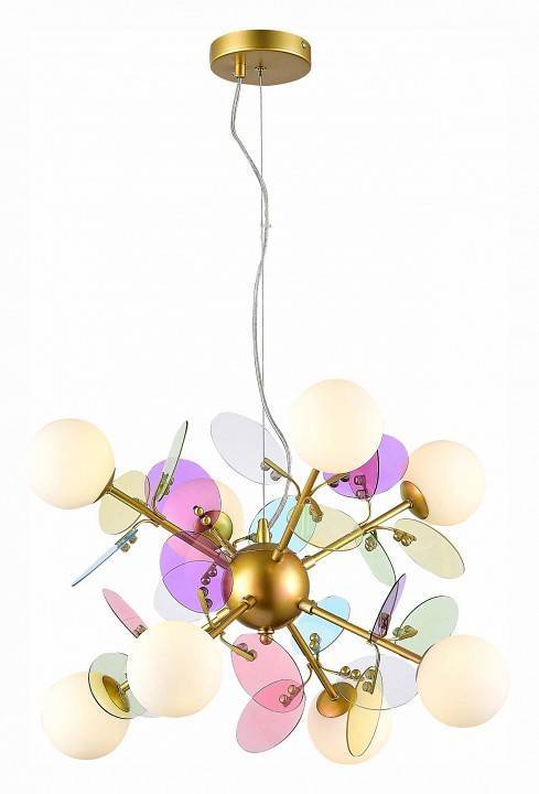 Подвесная люстра EVOLUCE Vola 8 ламп SLE2502-203-08