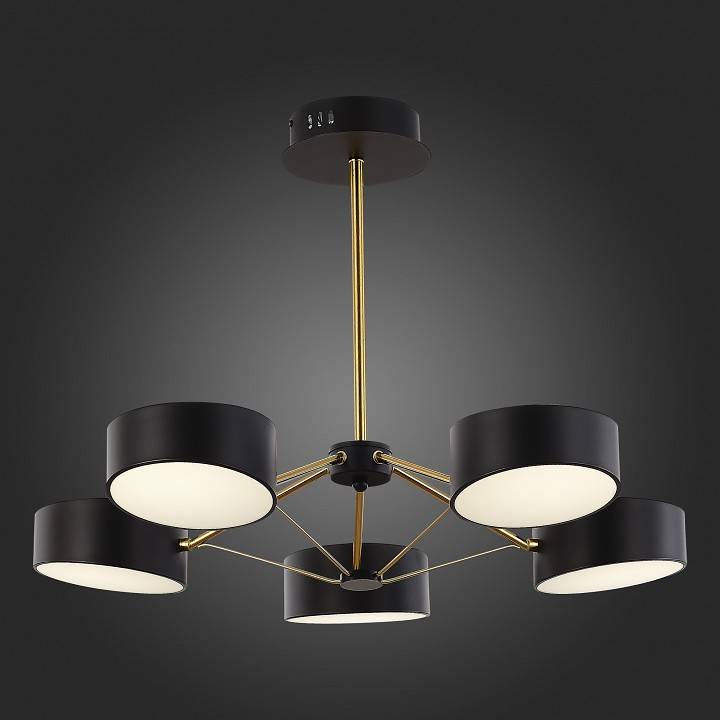 Люстра на штанге EVOLUCE Valle 5 ламп SLE6005-402-05